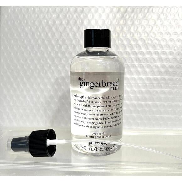 Philosophy The Gingerbread Man 8 fl. oz. Body Spritz w/ Spritzer Pump - Picture 1 of 5